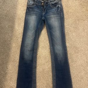 Dark Blue Wallflower Jeans